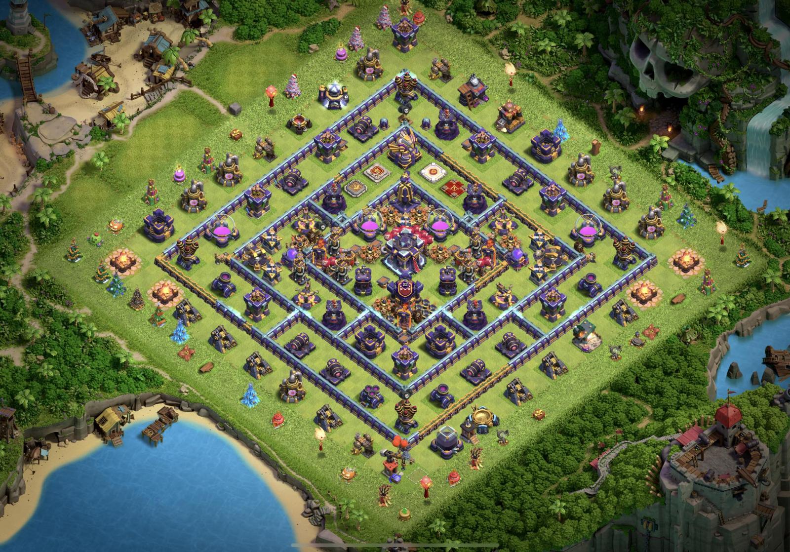 Base TH15 Thủ 0 Cúp Rank 5k7 Leo Rank Huyền Thoại Clash of clans